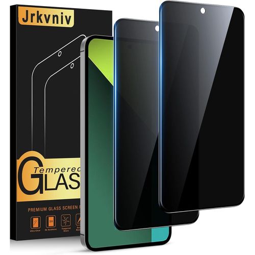 Kal-Verre Trempé Pour Xiaomi Redmi Note 13 Pro 5g/4g/Poco X6 5g Anti Espion,Anti Spy Dureté 9h Vitre Film De Protection Écran Anti-Rayures Sans Bulles Privacy Transparent Hd Protecteur,2 Pièces