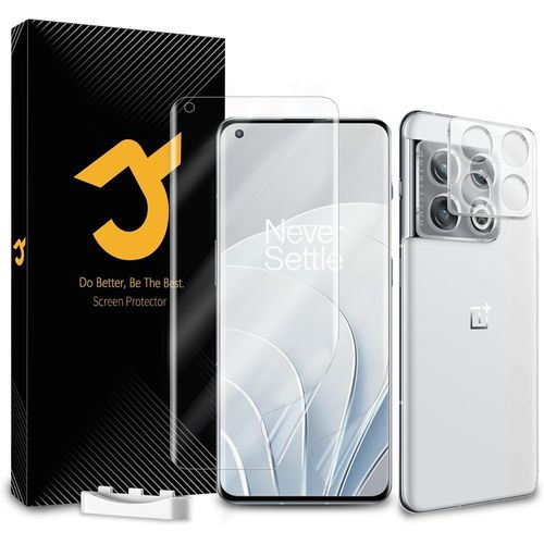 KAL-4 Pièces Pour Protection Écran Oneplus 10 Pro, Epu Film Ecran P Verre Trempé Camera Objectif, Autocicatrisation En 10 Secondes, Sans Bulles, Facile À Installer, Hd Clair