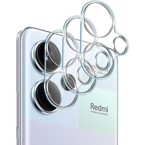 Caméra Arrière Protecteur Pour Xiaomi Redmi Note 13 Pro Plus 5g, Dureté 9h Protection Objectif Caméra [3 Pièces], [Anti Rayures] Ultra Résistant Film Verre Trempé