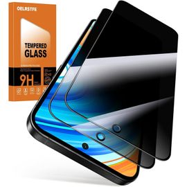 Verre Trempé Pour Xiaomi Redmi Note 9 Pro/9 Pro Max/9s 4g Anti Espion Dureté 9h Anti-Espion Vitre Film De Protection Écran Sans Bulles Anti-Rayures Privacy Anti-Spy Protecteur D'écran,2 Pièce