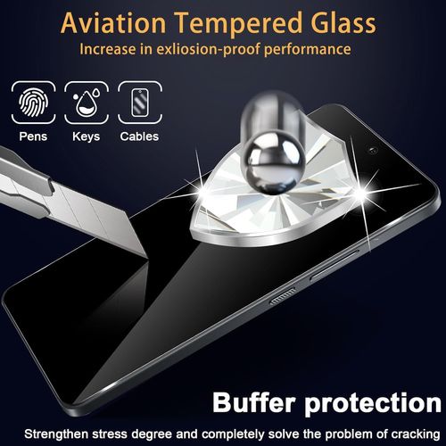 Verre Trempé Anti-Espion Compatible Avec Samsung Galaxy A71, [2 Pièces] Privacy Protection D'écran Pour Samsung A71 Couverture Complète Film Protecteur Vitre Dureté 9h Privé Protecteur