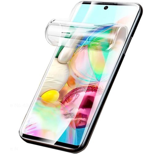 KAL-Pièces Protecteur D'Écran Avant Flexible Pour Samsung Galaxy A50 A505 / A50S A507 6.4" 3D Film Hydrogel Tpu Transparent Empreinte Digitale Débloqué Pas De Verre Trempé