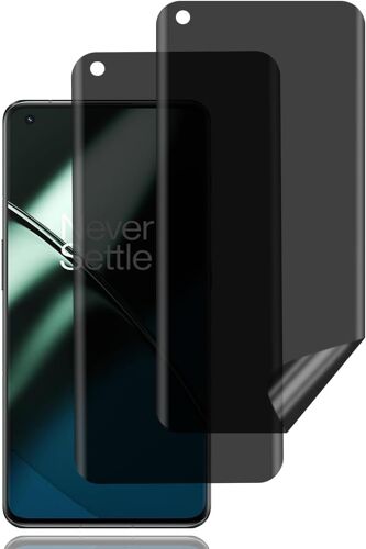 Protection D'Écran Anti-Espion Pour Oneplus 11 5G [2 Pièces], Anti-Spy Protège Écran, Privacy Film En Tpu Flexible, Sans Bulles, Anti-Rayures, Privacy Protection Protecteur Écran Pour Oneplus 11