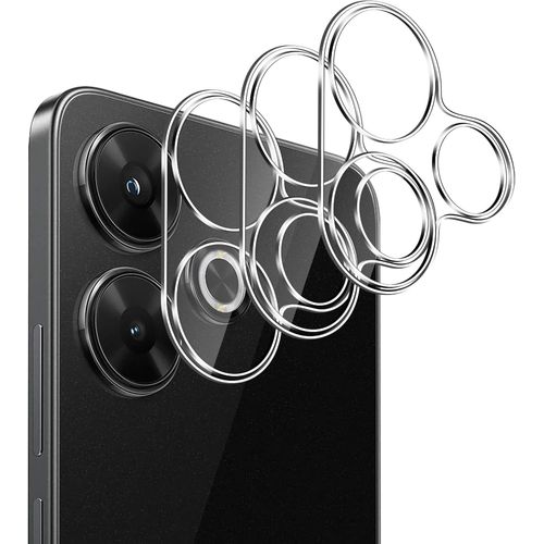 Protection Objectif Caméra Pour Xiaomi Redmi 13 4g, Dureté 9h Caméra Arrière Protecteur [Anti Rayures] Ultra Résistant Film Verre Trempé-3 Pièces