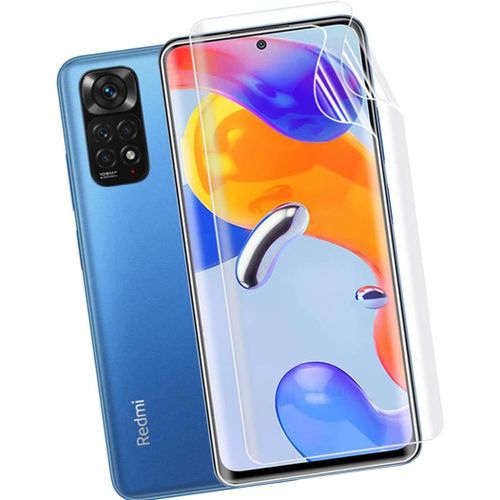 KAL-Pièces Protecteur D'Écran Avant Flexible Pour Xiaomi Redmi Note 11 / Note 11S 6.43" 3D Film Hydrogel Tpu Transparent Empreinte Digitale Débloqué Pas De Verre Trempé