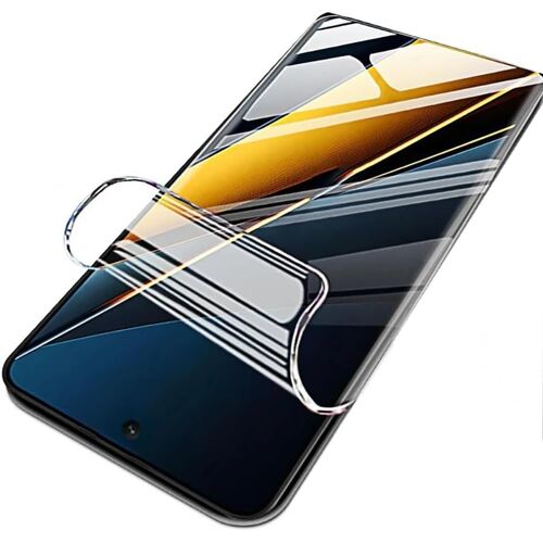 KAL-Pièces Protecteur D'Écran Avant Flexible Pour Xiaomi Poco X6 Pro 5G 6.67" Film Hydrogel Arrière Tpu Transparent Empreinte Résistant Aux Explosions