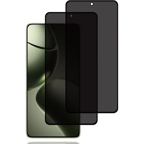 Verre Trempé Anti-Espion Pour Xiaomi 14t/Xiaomi 14t Pro [2 Pièces], Protection D'écran Anti-Espion, Protecteur D'écran Confidentialité, 9h Dureté, Anti-Rayures, Privacy Protecteur Écran