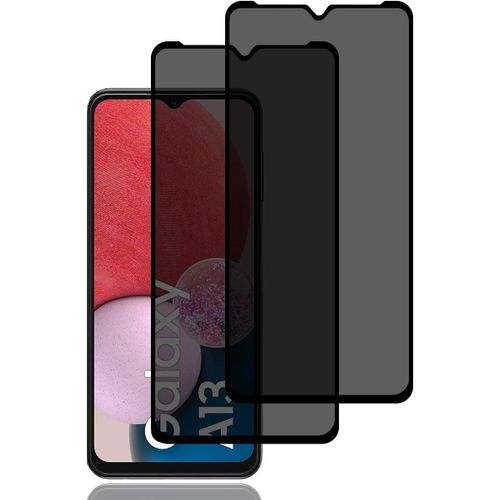 Verre Trempé Anti-Espion Pour Samsung Galaxy A13 4g/5g [2 Pièces], Protection D'écran Anti-Espion, Protecteur D'écran De Confidentialité,9h Dureté,Anti-Rayures Film De Protection Écran Pour Galaxy A1