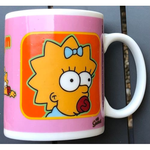 Tasse Maggie Quick 2000, Matt Groening, Les Simpsons, Mug, Dessin Animé, Figurine