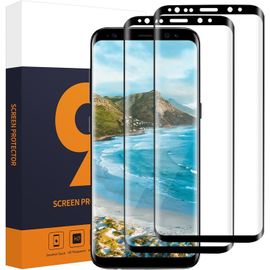 2 Pieces Tempered Glass For Samsung Galaxy S9 Protection, 9h Hardness Anti-Scratch Hd Galaxy S9 Glass Protection, 3d Curved Cover Anti-Fouling Screen Protector For Samsung S9