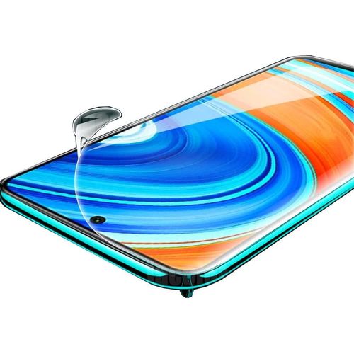 2 X Hydro Gel Film For Xiaomi Redmi Note 9/Redmi Note 9t 6.53 Inch High Sensitivity Flexible Tpu Film Fingerprint Screen Protectors Unlock No Tempered Glass