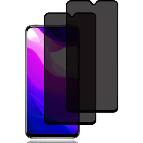 Verre Trempé Anti-Espion Pour Xiaomi Mi 10 Lite 5g [2 Pièces],Protection D'écran Anti-Espion,Protecteur D'écran Confidentialité,9h Dureté,Anti-Rayures,Privacy Protecteur Écran Pour Xiaomi Mi 10 Lite