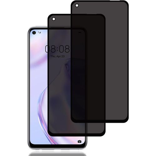 Verre Trempé Anti-Espion Pour Huawei P40 Lite 5g [2 Pièces],Protection D'écran Anti-Espion,Protecteur D'écran De Confidentialité,9h Dureté,Anti-Rayures,Film De Protection Écran Pour Huawei P40 Lite 5