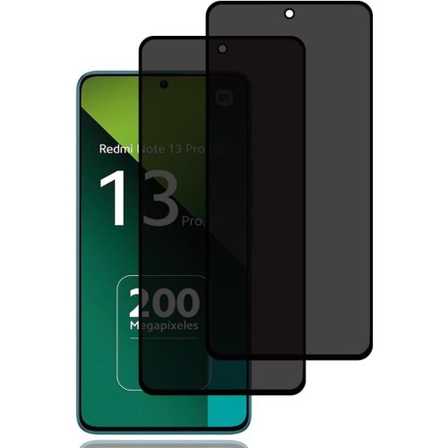 Kal-Verre Trempé Anti-Espion Pour Xiaomi Redmi Note 13 Pro 4g/5g [2 Pièces], Protection D'écran Anti-Espion, 9h Dureté, Anti-Rayures, Sans Bulles, Privacy Protecteur Écran Pour Xiaomi Redmi Note 13 P