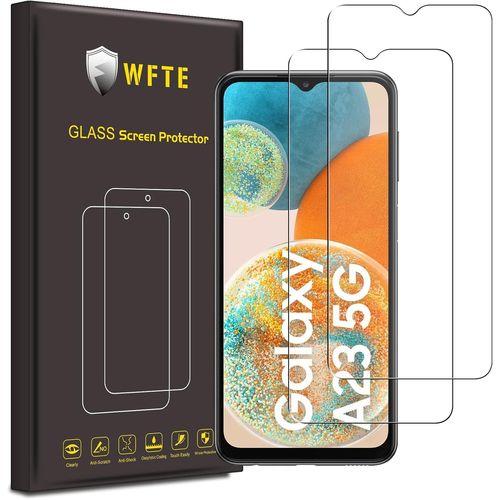 [Lot De 2] Verre Trempé Pour Samsung Galaxy A23 5g/4g/Samsung Galaxy A13 4g/5g, 0,26mm Film De Protection D'écran Avec Haute Transparence À 99%, Anti-Trace Protecteur Avec Dureté 9h Glass