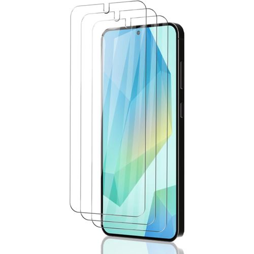 CAUC-Verre Trempé Pour Galaxy S25 Protection Décran 3 Pièces,9H Dureté,sans Bulles,Anti-Rayures Film Pour Galaxy S25 Protection Décran