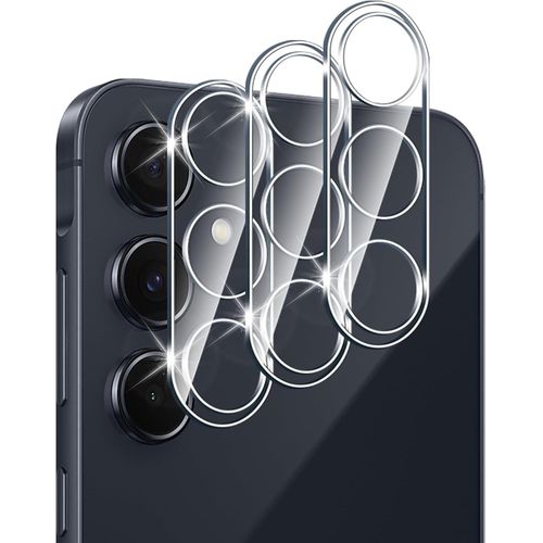 CAUC-Caméra Verre Trempé Protecteur pour Samsung Galaxy A55 5G, Dureté 9H HD Transparent Ultra Résistant, [Couverture Tout] Caméra Film en Verre Trempé Protection écran - 3 Pièces