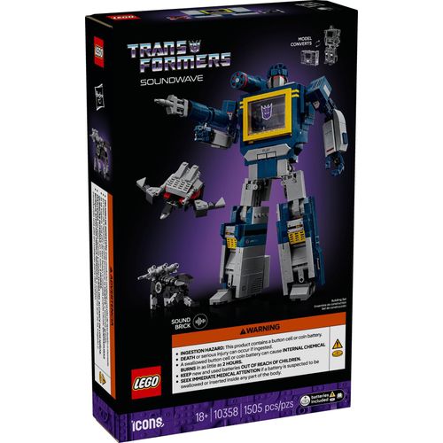 LEGO Icons - Transformers : Soundwave - 10358