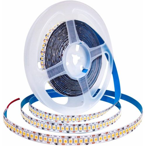 Ruban Led 12v, Bande Blanc Chaud 3000k 5m 2835 Ip20 240 Leds/M, Total 1200 Leds Bande Lumineuse Super Brillante Néon Lumières De Bande Pour Chambre, Décoration De Cuisine