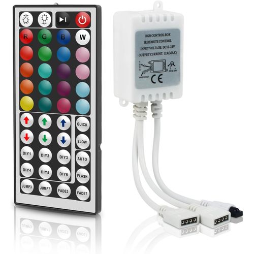 LED Adapter Light Controller 44 LED Key,12V 24V IR Remote Control without,for LED Strip SMD 5050 3528 2835