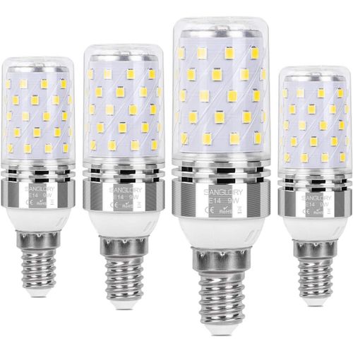 Ampoules Led Culot E27 Blanc Froid 9w Equivalent 60-80w, Ampoule E27 6000k Led Culot Edison À Vis E27, 950lm Non Dimmable, Lot De 4