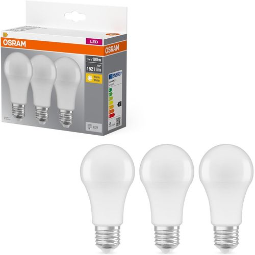 Ampoule Led, Plastique, E27, 9 W, 2700k Blanc Chaud, 60w - Pack 4 Units