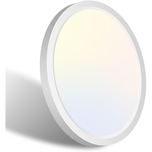 Plafonnier Led,3000k/4000k/6500k Éclairage De Plafond,15w 18cm 1500lm Moderne Très Mince Rond Lumiere,Pour Bureau,Salon,Chambre,Cuisine,Salle De Bain,Ip44 Étanche