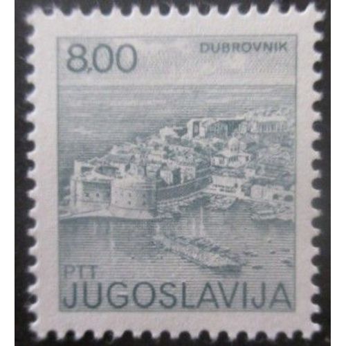 Yougoslavie N°1766a Dentelé 13,5 Dubrovnik Neuf **