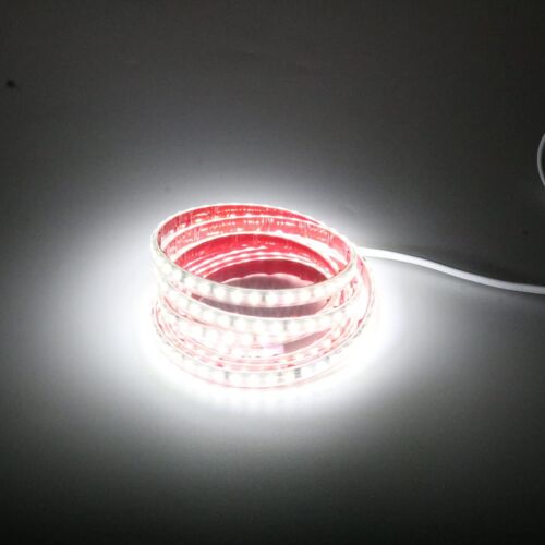 Subzonal-Bande Led Adhesives 2m Avec Interrupteur 220v 230v Sans Transformateur Recoupable 10 Cm, 2 Metre Bandeau Lumineux Led Blanc Froid 6000k 220 Volt Interieur Exterieur (2, Blanc Froid)