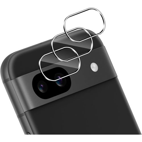 Protection Objectif Caméra Pour Google Pixel 8a 5g, Dureté 9h Caméra Arrière Protecteur, [Anti Rayures] Ultra Résistant Film Camera Verre Trempé-3 Pièces