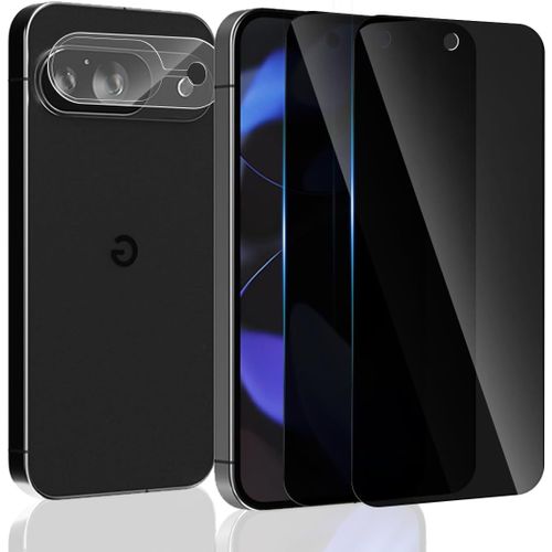 CAUC-Verre Trempé Pour Xiaomi Poco C75 / Redmi 14C Anti-Espion Verre Trempé 2 Pièces + 1 Pièces Arrière Caméra Verre Trempé,Anti-Spy/Anti Rayures/Sans Bulles Protection Pour Xiaomi Redmi 14C