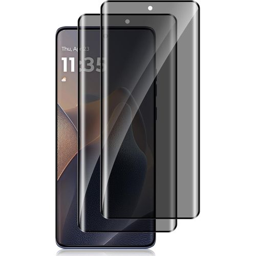 Kal-Privacy Protection Écran Pour Motorola Edge 60 Fusion 5g, 2 Pièces Anti-Espion Verre Trempé Film, Dureté 9h, Anti Rayures, Anti-Spy Protection Écran Pour Motorola Edge 60 Fusion 5g