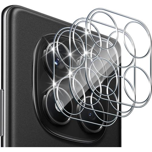 CAUC-Caméra Verre Trempé Protecteur pour Xiaomi Redmi Note 14 Pro 4G, Dureté 9H Protection Caméra Objectif en Verre Trempé HD, [Couverture Tout] Caméra Film en Protection écran - 3 PCS
