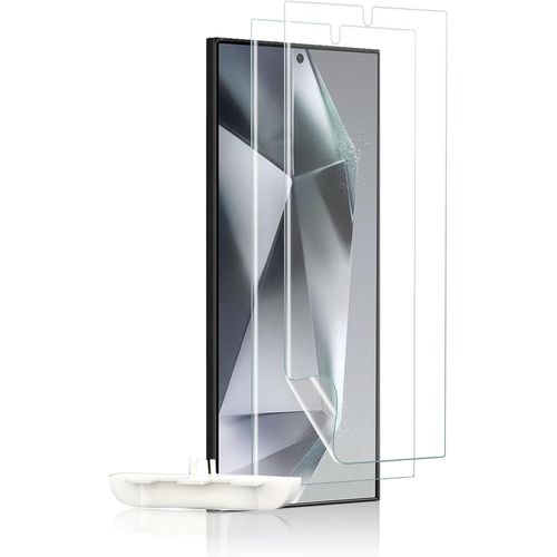 KAL-2 Pièces Protection Écran Pour Samsung Galaxy S24 Ultra 5G, Anti-Rayures Films De Protection Avec Outil D'Installation, Tpu Protection Protecteur D'Écran Pour Samsung Galaxy S24 Ultra 5G