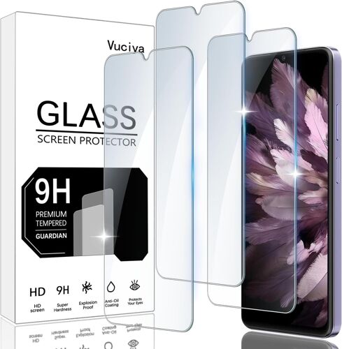 JGD-Lot de 3 Verre Trempé Compatible avec Blackview Wave 8 / Wave 8C Protection Écran Vitre Film Résistant aux Rayures HD Ultra 9H Dureté Transparent