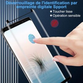 Cauc-Vitre Protection Pour Samsung Galaxy S9 Verre Trempé, 2 Pièces Vitre Trempe [Dureté 9h][Ultra Hd Claire][Anti Rayures] Film De Protection