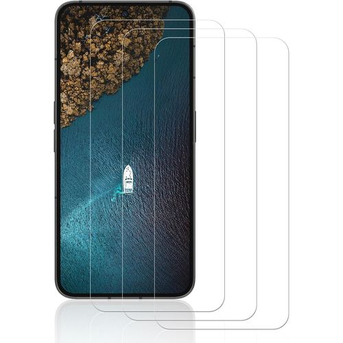 CAUC-Vitre Protection pour Nothing Phone 2 Verre Trempé, 3 Pièces Protege Ecran [Dureté 9H][Ultra HD Claire][Anti Rayures] Ecran Protection