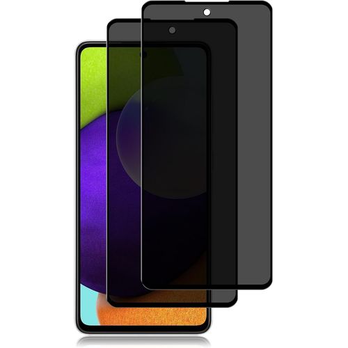 Lot De 2 Protecteurs D'écran Vie Privée En Verre Trempé 9h - Anti-Espion Compatible Samsung Galaxy A52 4g / A52 5g / A52s 5g