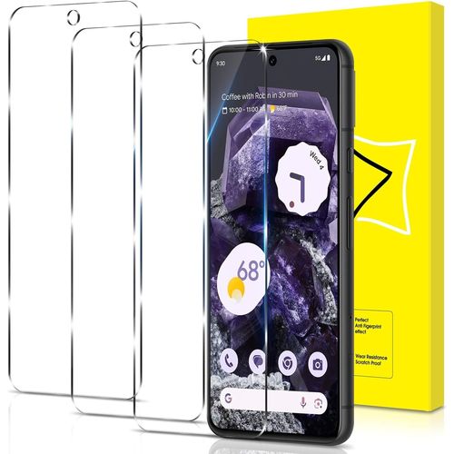 3 Pack Tempered Glass Screen Protector For Google Pixel 8 5g [9h Hardness] [Bubble Free] [Anti-Scratch] Screen Protector Film Compatible With Google Pixel 8 5g