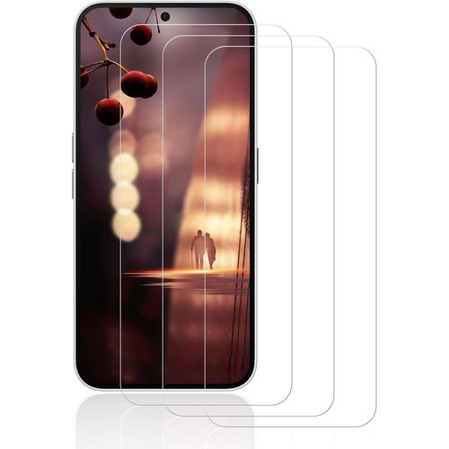 Tempered Glass Screen Protector For Nothing Phone 2a,3 Pieces [9h Hardness] [Ultra Hd Clear] [Anti-Scratch] Screen Protector