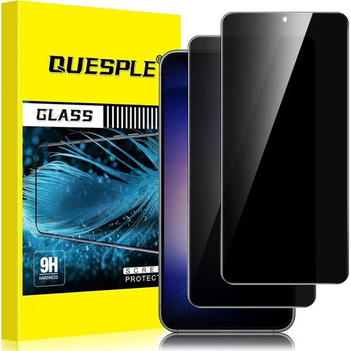 AEFJ-[2 Pièces] Verre Trempé Anti Espion pour Samsung Galaxy S23 5G, Haute Qualité 3D Incurvé Couverture Complète, Dureté 9H, Sans Bulles, Film de Confidentialité Protection en Écran