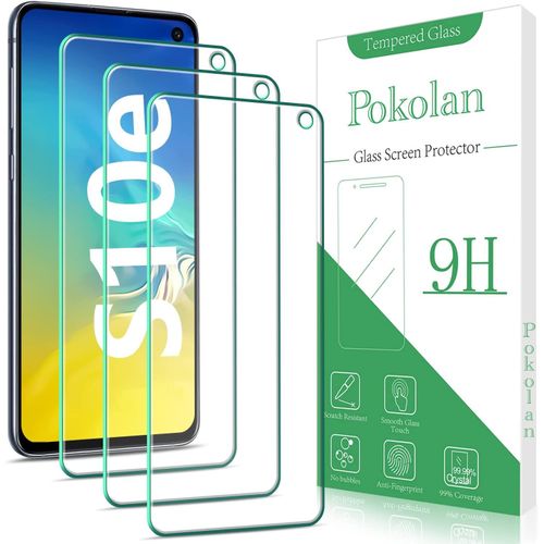 KAL-Lot De 3 Verre Trempé Pour Samsung Galaxy S10E, Film Protection Écran Anti Empreinte, Anti Rayures, Sans Bulles, Dureté 9H, Hd Vitre Protecteur