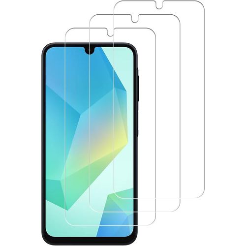 CAUC-Verre Trempé pour Samsung Galaxy A16 5G/4G, Haut Définition Protection écran, 3 Pièces Vitre Protection de Anti Rayures, Sensible au Toucher, Anti-Empreintess