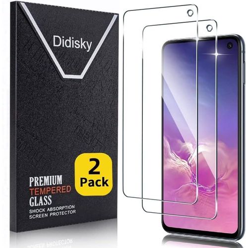 Lot De 2 Protecteur Verre Trempé Pour Samsung Galaxy S10e 5.8'' (Pas Pour Samsung S10,S10 Plus), Film Protection Écran, Dureté 9h, Pas De Bulles, Haute Définition[Tre892764]