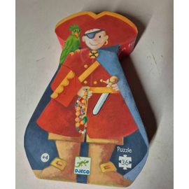 Puzzle 36 pièces djeco le pirate et son trésor