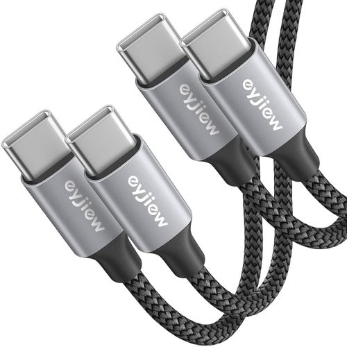 Câble Usb C Vers Usb C 1M/Lot De 2, Cable Iphone 15 16 Charge Rapide 60W Cordon Usbc Vers Usbc Nylon Tressé Câble Chargeur Type C Pour Iphone 16 Pro Max/16 Plus/16/15 Plus/15,Ipad Pro