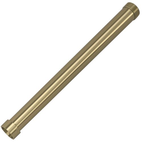 Valaz Tube de rallonge de douche en or brossé 30 cm