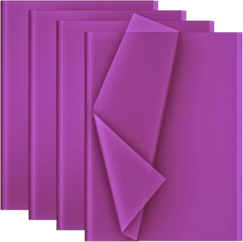Découpage Papier De Soie 28 Feuilles Format 50x70cm Dark Violet