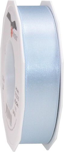 Satin Bleu Clair, Rouleau De 25 M De Ruban Satin¿¿E Pour Emballage Cadeau, Largeur 25 Mm, Accessoire De D¿¿Coration Et Bricolage, Ruban D¿¿Coratif Pour Pr¿¿Sents, En Toute Occasion