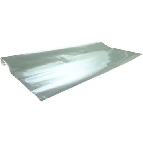 Un Rouleau De Papier M¿¿Tallis¿¿ - 1 Face - 2x0,70m - 80g - Couleur: Argent - Emballage Cadeau, Emballage Ext¿¿Rieur, Diy, Loisirs Cr¿¿Atifs